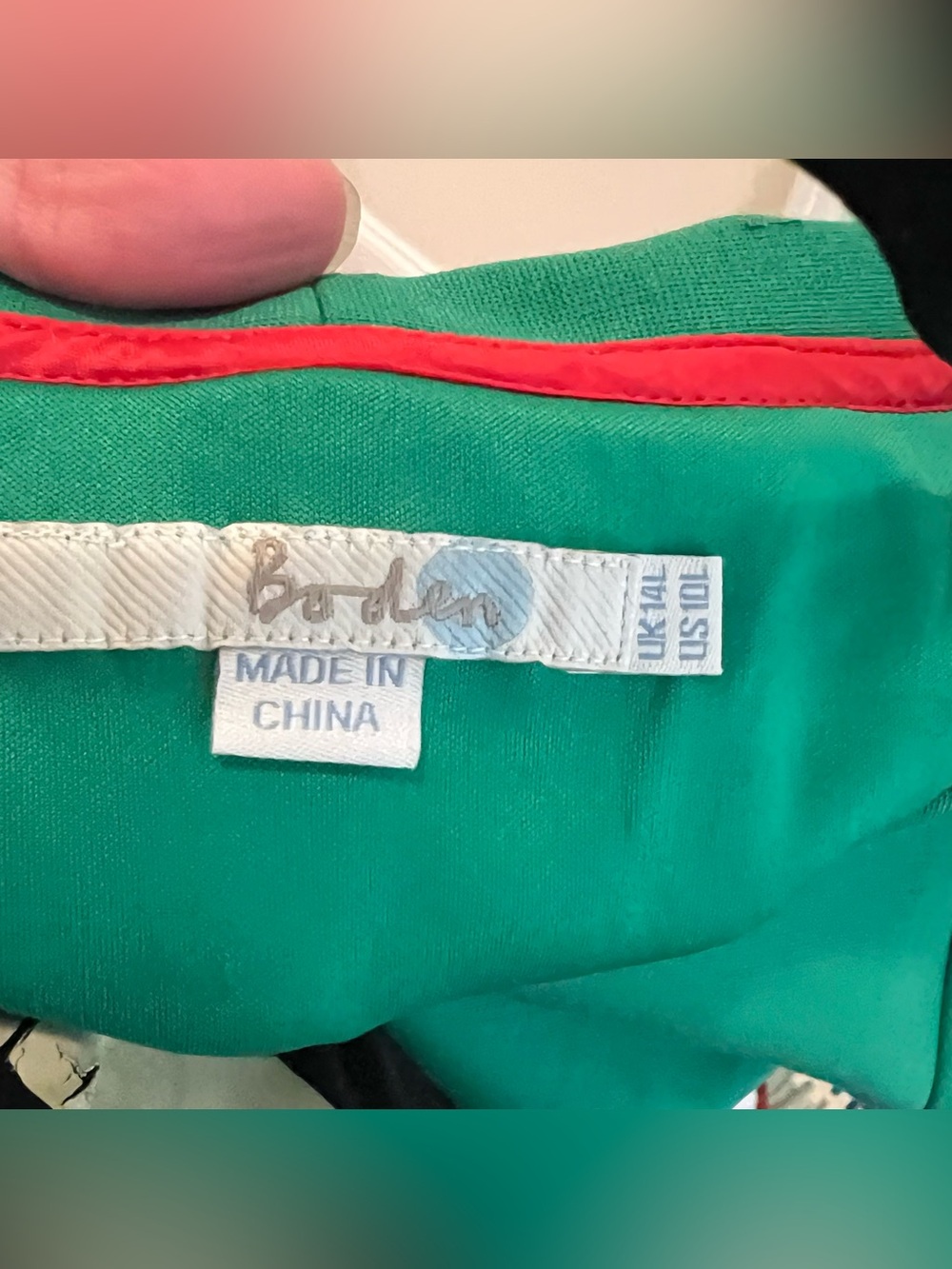 Boden Kelly Green Midi Dress sheath short sleeve 10 L - Picture 9 of 12